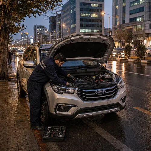 امداد خودرو در محل ام وی ام